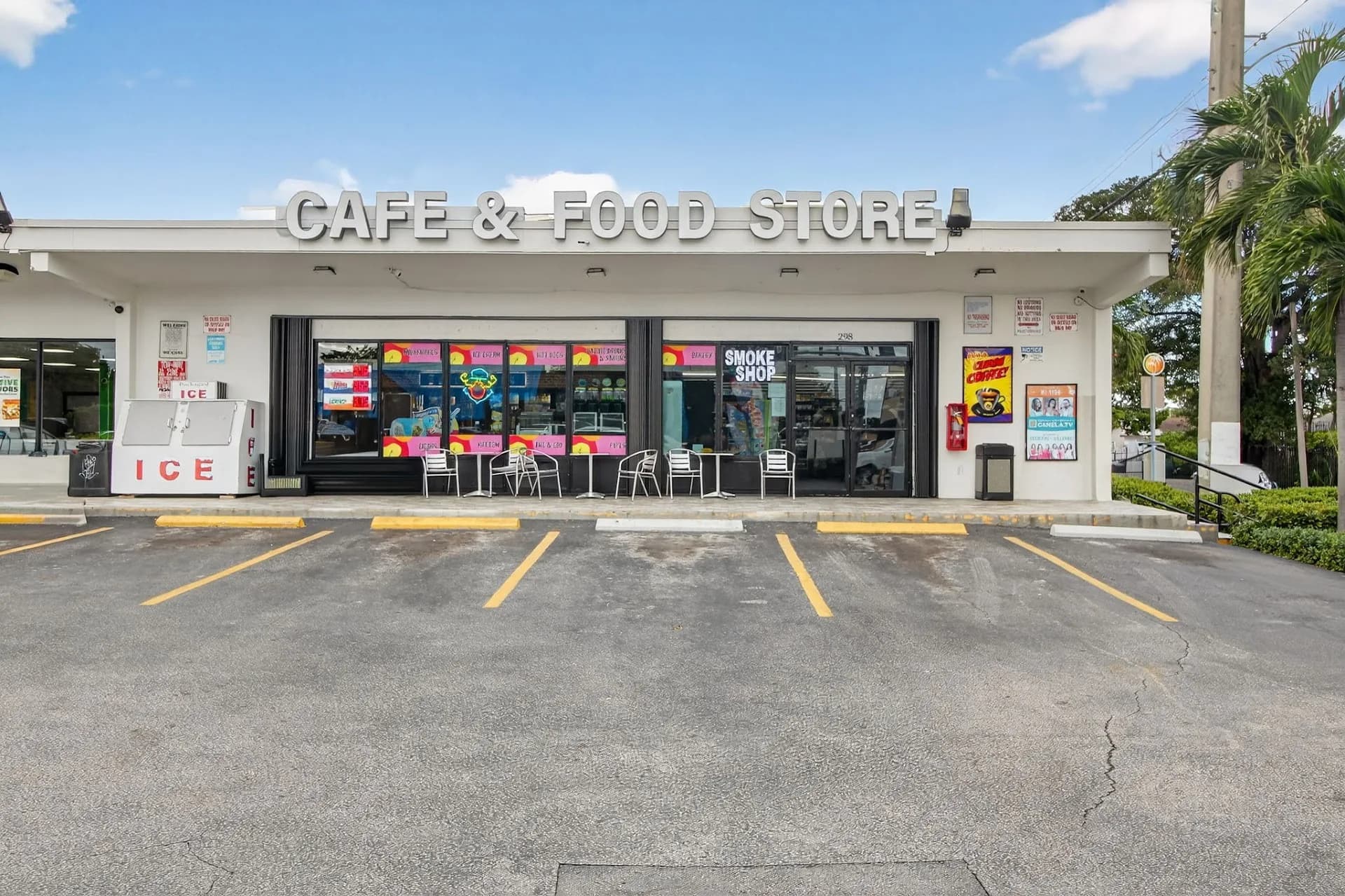 Le Jeune Smoke Shop, Cafe & Food Store storefront